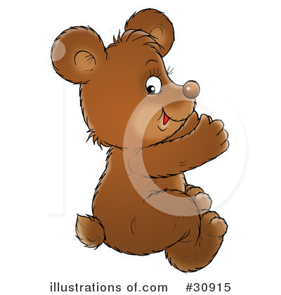 Royalty-Free (RF) Bear Clipart Illustration by Alex Bannykh - Stock Sample #30915