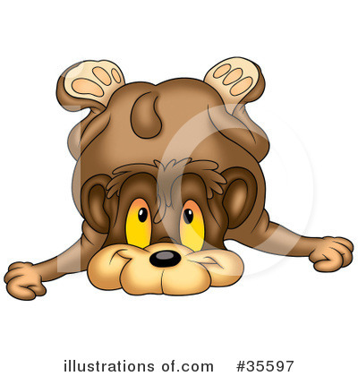 Royalty-Free (RF) Bear Clipart Illustration by dero - Stock Sample #35597