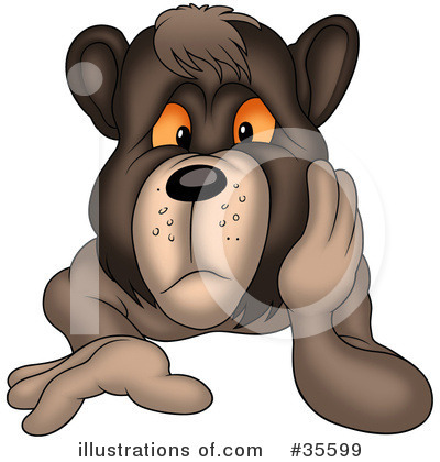 Royalty-Free (RF) Bear Clipart Illustration by dero - Stock Sample #35599