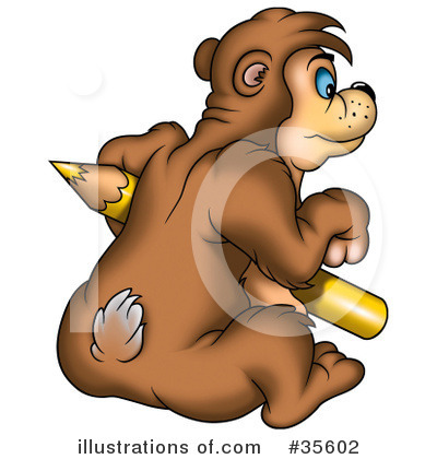 Royalty-Free (RF) Bear Clipart Illustration by dero - Stock Sample #35602
