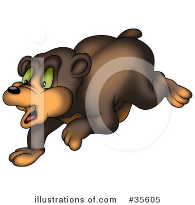 Royalty-Free (RF) Bear Clipart Illustration by dero - Stock Sample #35605