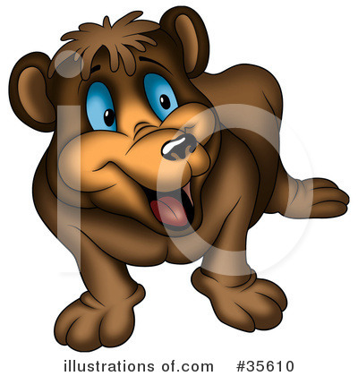 Royalty-Free (RF) Bear Clipart Illustration by dero - Stock Sample #35610