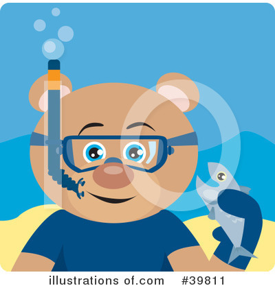 Swimming Clipart #39811 by Dennis Holmes Designs