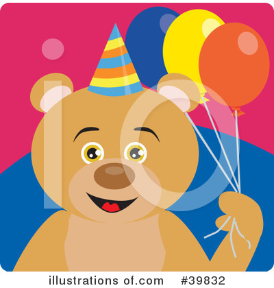Teddy Bear Clipart #39832 by Dennis Holmes Designs