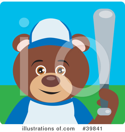 Teddy Bear Clipart #39841 by Dennis Holmes Designs