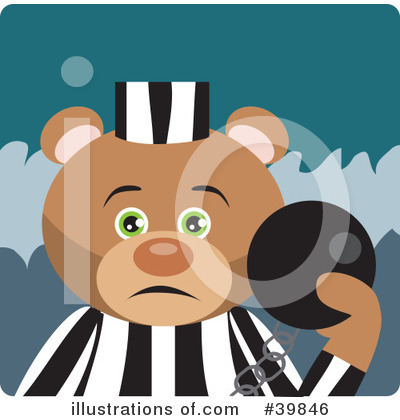 Teddy Bear Character Clipart #39846 by Dennis Holmes Designs