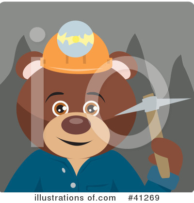 Royalty-Free (RF) Bear Clipart Illustration by Dennis Holmes Designs - Stock Sample #41269