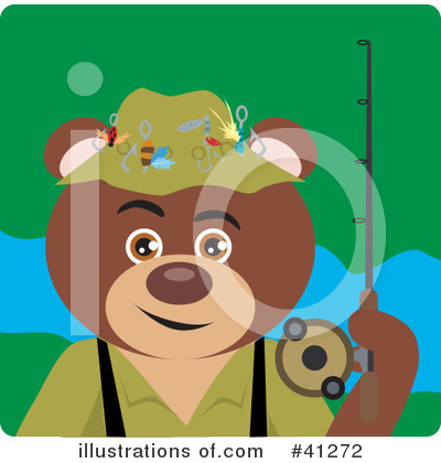 Royalty-Free (RF) Bear Clipart Illustration by Dennis Holmes Designs - Stock Sample #41272