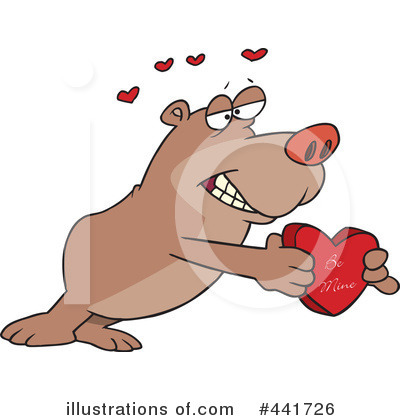 Royalty-Free (RF) Bear Clipart Illustration by toonaday - Stock Sample #441726