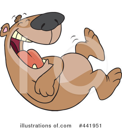 Royalty-Free (RF) Bear Clipart Illustration by toonaday - Stock Sample #441951