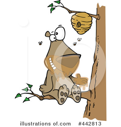 Royalty-Free (RF) Bear Clipart Illustration by toonaday - Stock Sample #442813