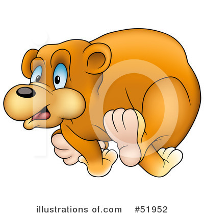 Royalty-Free (RF) Bear Clipart Illustration by dero - Stock Sample #51952