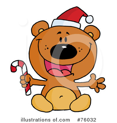 Christmas Bear Clipart #76032 by Hit Toon