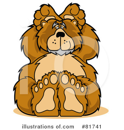 Royalty-Free (RF) Bear Clipart Illustration by Andy Nortnik - Stock Sample #81741