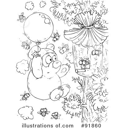 Royalty-Free (RF) Bear Clipart Illustration by Alex Bannykh - Stock Sample #91860