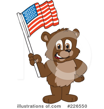 Royalty-Free (RF) Bear Mascot Clipart Illustration by Mascot Junction - Stock Sample #226550