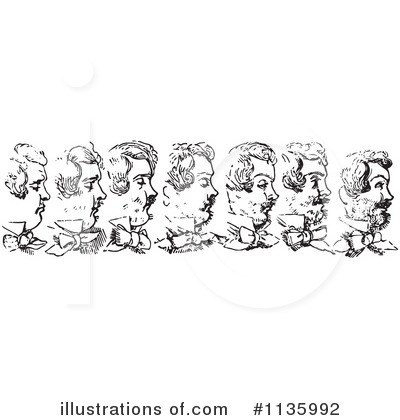 Royalty-Free (RF) Beard Clipart Illustration by Picsburg - Stock Sample #1135992
