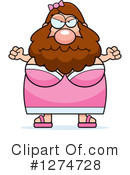 Bearded Lady Clipart #1274728 by Cory Thoman