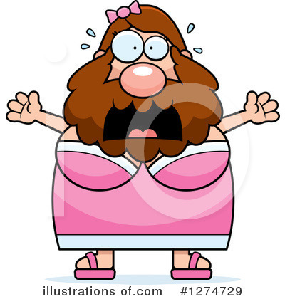 Bearded Lady Clipart #1274729 by Cory Thoman