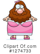 Bearded Lady Clipart #1274733 by Cory Thoman