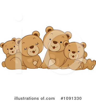 Royalty-Free (RF) Bears Clipart Illustration by BNP Design Studio - Stock Sample #1091330