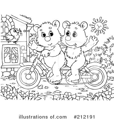 Coloring Page Clipart #212191 by Alex Bannykh