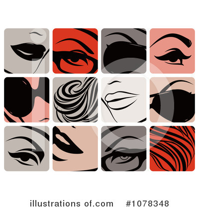 Royalty-Free (RF) Beauty Clipart Illustration by elena - Stock Sample #1078348