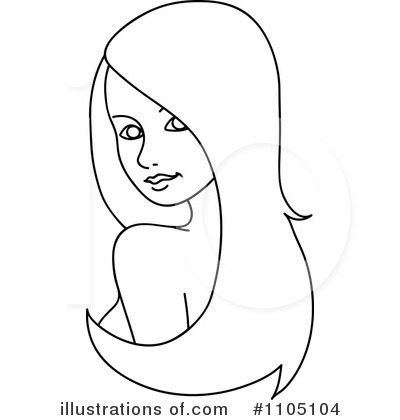 Royalty-Free (RF) Beauty Clipart Illustration by Rosie Piter - Stock Sample #1105104