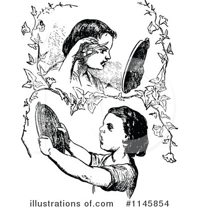 Royalty-Free (RF) Beauty Clipart Illustration by Prawny Vintage - Stock Sample #1145854