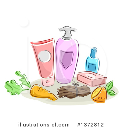 Beauty Products Clipart #1372812 by BNP Design Studio