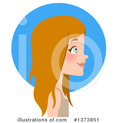 Hairstyle Clipart #1373851 by Melisende Vector