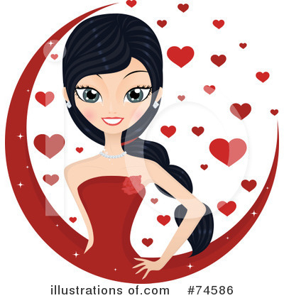 Royalty-Free (RF) Beauty Clipart Illustration by Melisende Vector - Stock Sample #74586