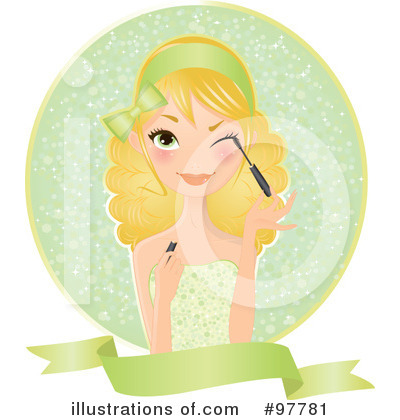 Royalty-Free (RF) Beauty Clipart Illustration by Melisende Vector - Stock Sample #97781
