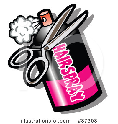 Royalty-Free (RF) Beauty Products Clipart Illustration by Andy Nortnik - Stock Sample #37303