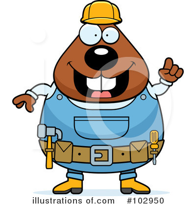 Construction Worker Clipart #102950 by Cory Thoman