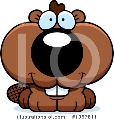 Royalty-Free (RF) Beaver Clipart Illustration by Cory Thoman - Stock Sample #1067811