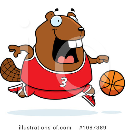 Basketball Clipart #1087389 by Cory Thoman