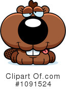 Beaver Clipart #1091524 by Cory Thoman