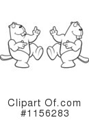 Beaver Clipart #1156283 by Cory Thoman