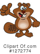 Beaver Clipart #1272774 by Dennis Holmes Designs
