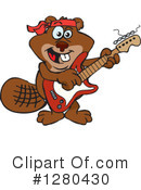 Beaver Clipart #1280430 by Dennis Holmes Designs