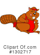 Beaver Clipart #1302717 by LaffToon