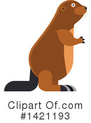 Beaver Clipart #1421193 by Vector Tradition SM