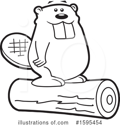 Royalty-Free (RF) Beaver Clipart Illustration by Johnny Sajem - Stock Sample #1595454