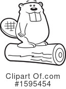 Beaver Clipart #1595454 by Johnny Sajem