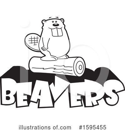 Beaver Clipart #1595455 by Johnny Sajem