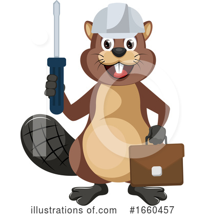 Beaver Clipart #1660457 by Morphart Creations