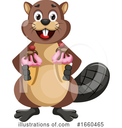 Royalty-Free (RF) Beaver Clipart Illustration by Morphart Creations - Stock Sample #1660465
