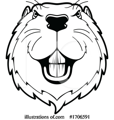 Royalty-Free (RF) Beaver Clipart Illustration by Vector Tradition SM - Stock Sample #1706591