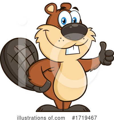 Beaver Clipart #1719467 by Hit Toon